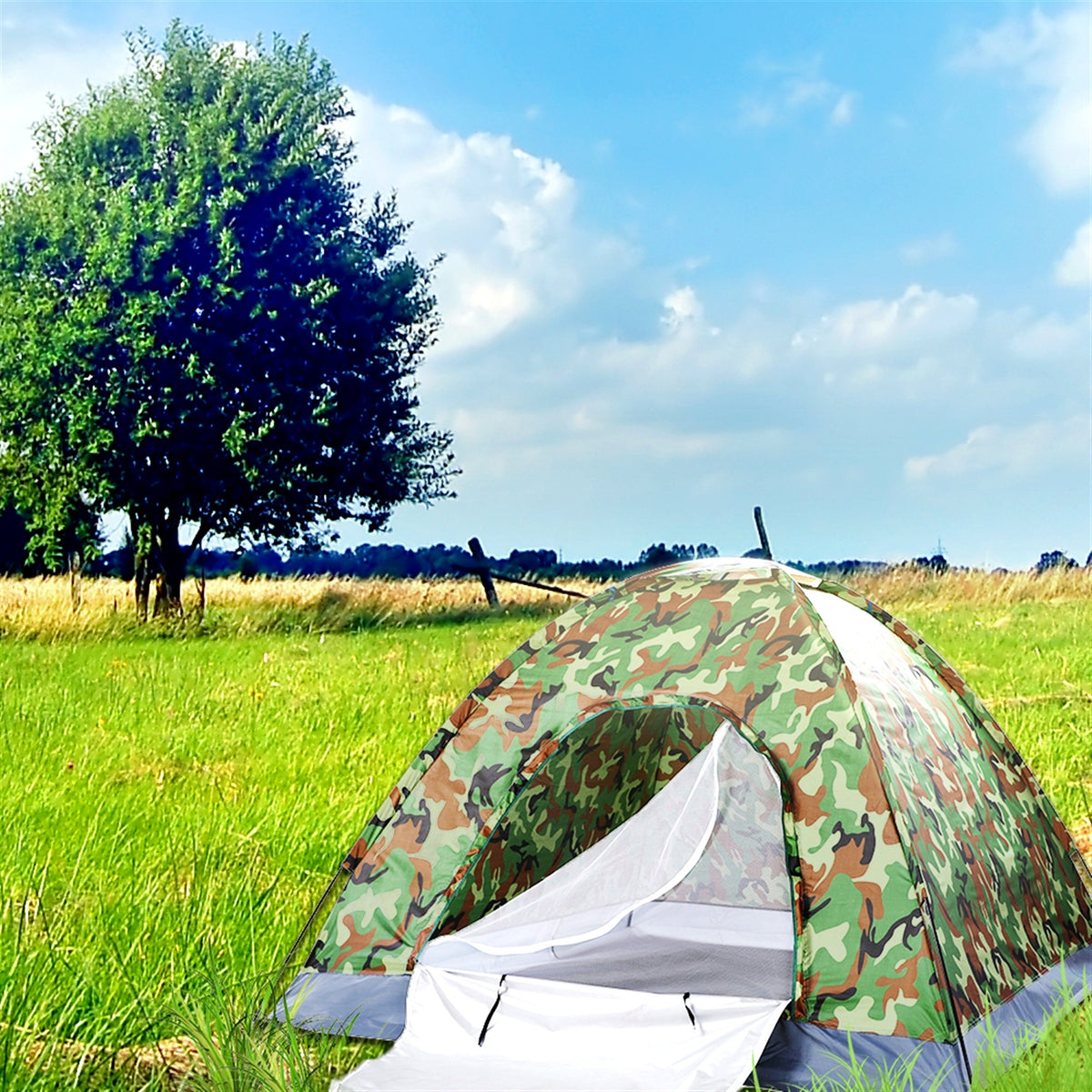 Camo Dome Tent – 3-4 Person