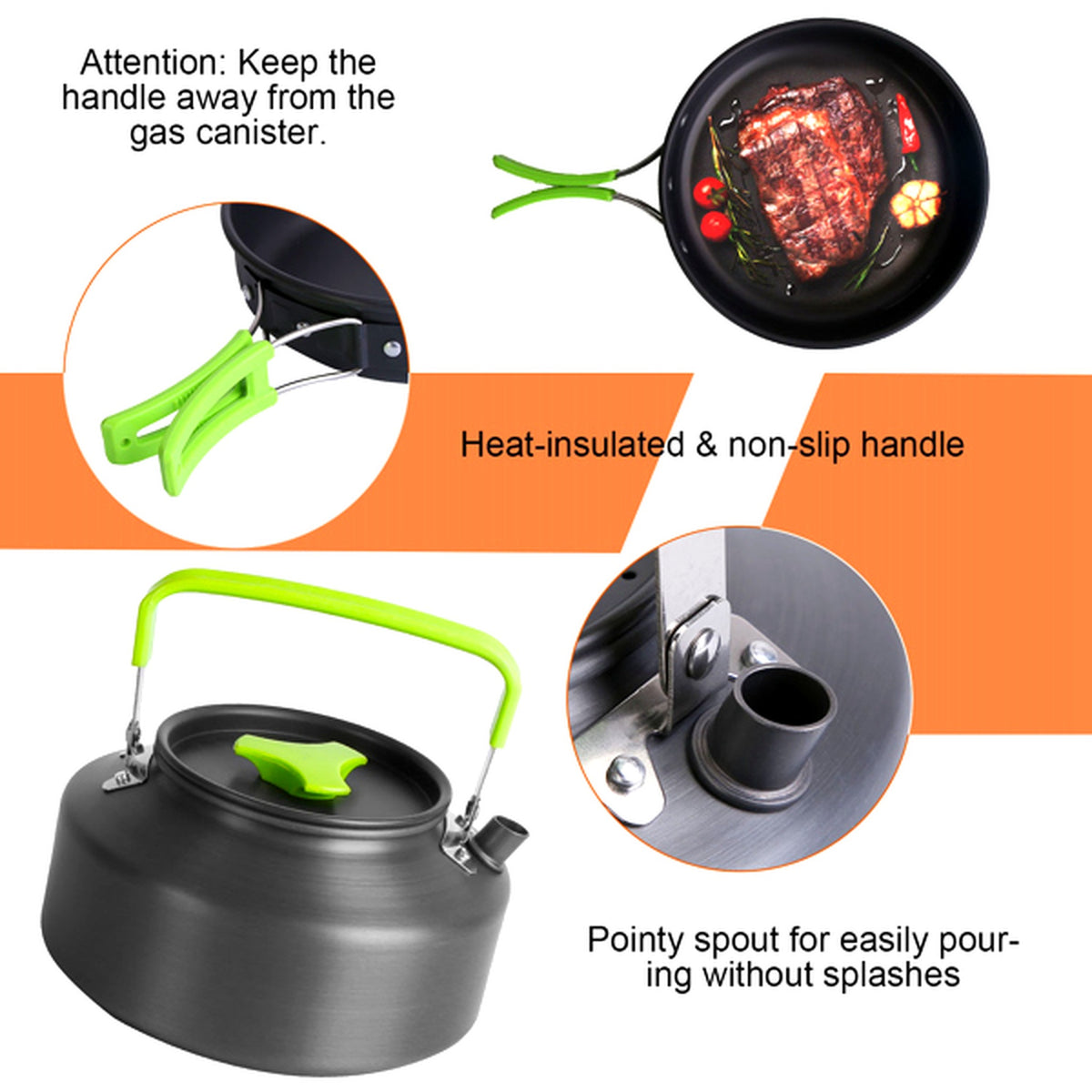 16-Piece Camp Cookware Set