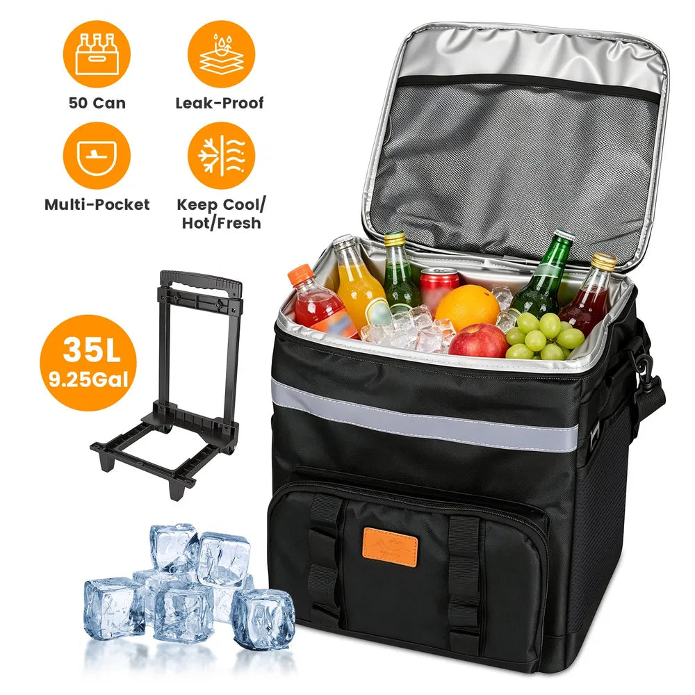 35L Rolling Cooler Backpack, view 6