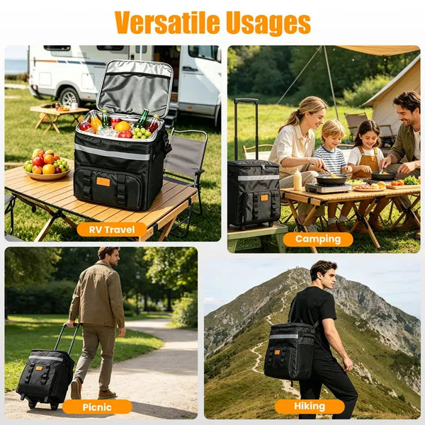 35L Rolling Cooler Backpack, view 5