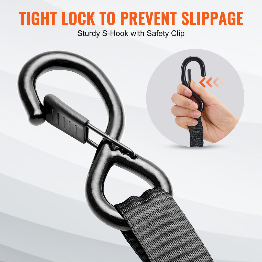 VEVOR ratchet tie down straps 4-pack
