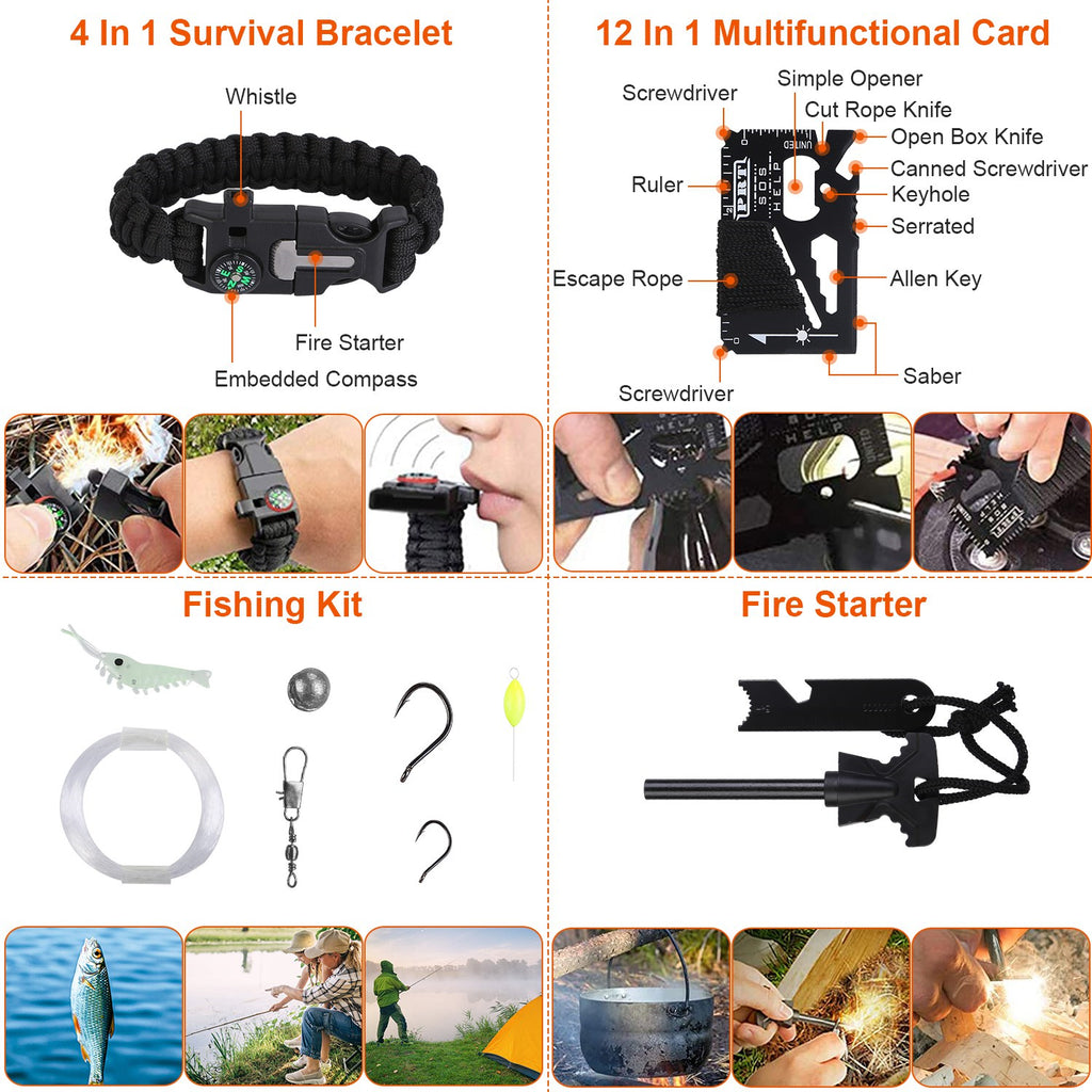 Trail Survival Kit – 125-in-1 Emergency Gear
