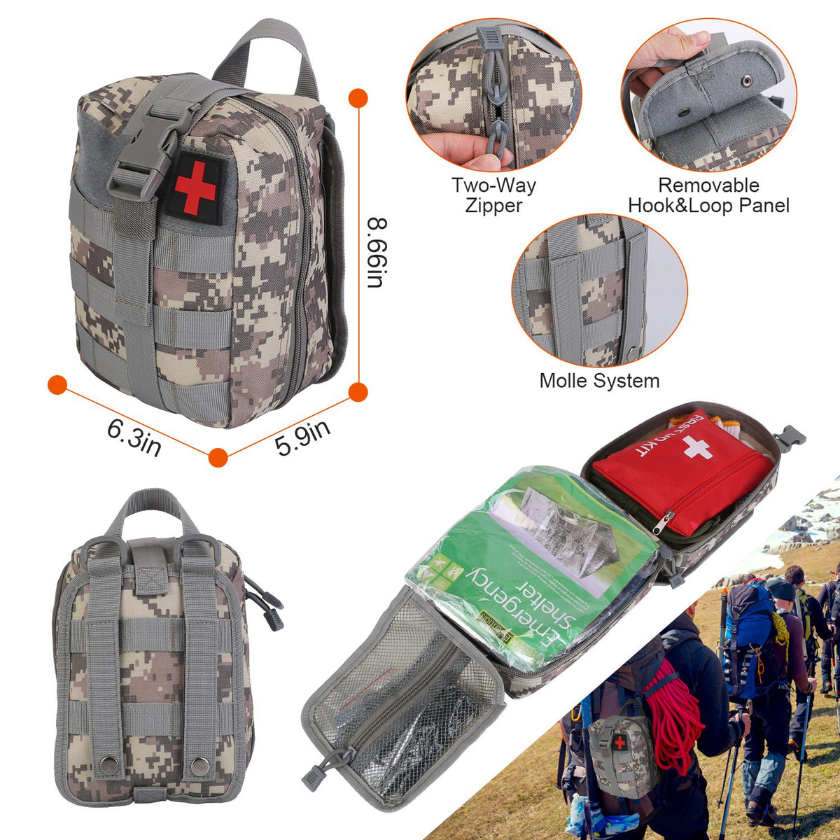 Trail Survival Kit – 125-in-1 Emergency Gear